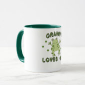 Mug Mamie m'aime grenouille (Devant gauche)