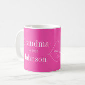 Mug Mamie Rose Personnalisée (Devant gauche)