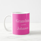 Mug Mamie Rose Personnalisée (Gauche)