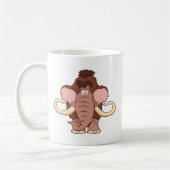 Mug Mammouth laineux de bande dessinée (Gauche)