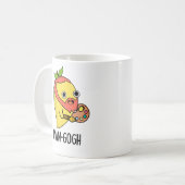 Mug Man gogh Funny Artiste Mango Pun (Devant gauche)