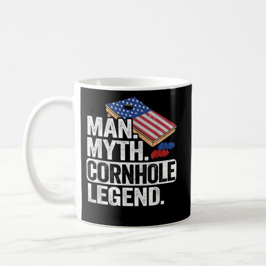Mug Man Myth Legend Cornhole USA Papa (Gauche)