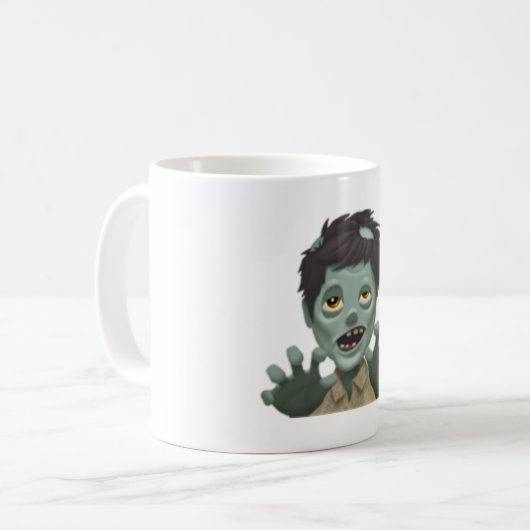 Mug Man Zombie - Emoji (Devant gauche)