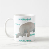 Mug Mana-tea drôle Pun Manatee (Gauche)