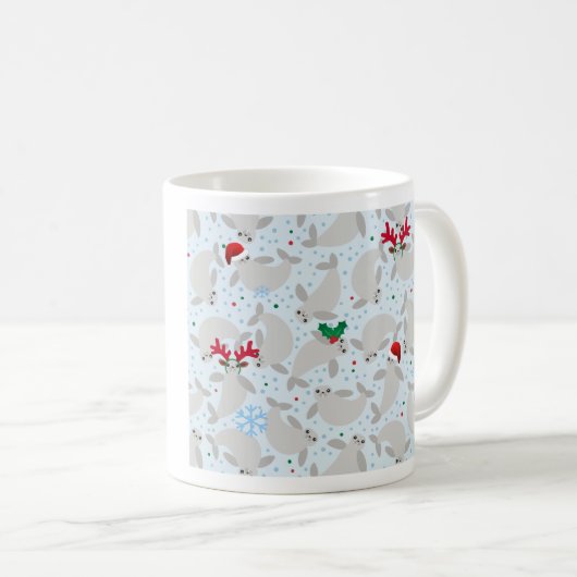 Mug manat de noël (Devant droit)