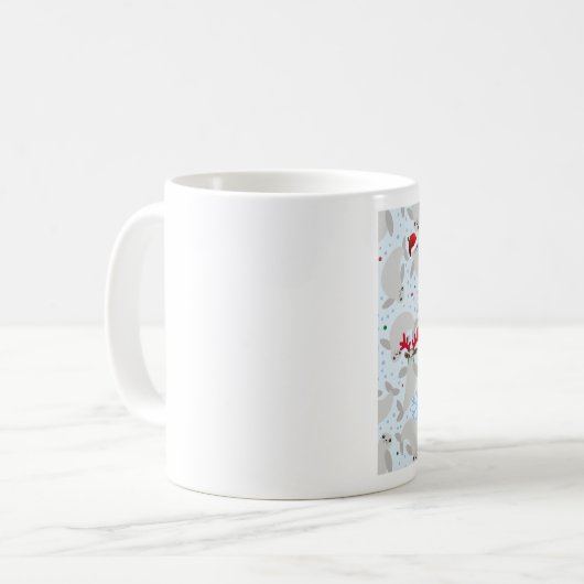 Mug manat de noël (Devant gauche)