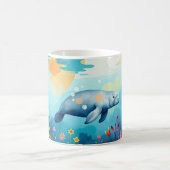 Mug Manat sous-marin et art Imaginaire floral (Centre)
