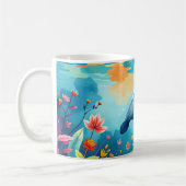 Mug Manat sous-marin et art Imaginaire floral (Gauche)