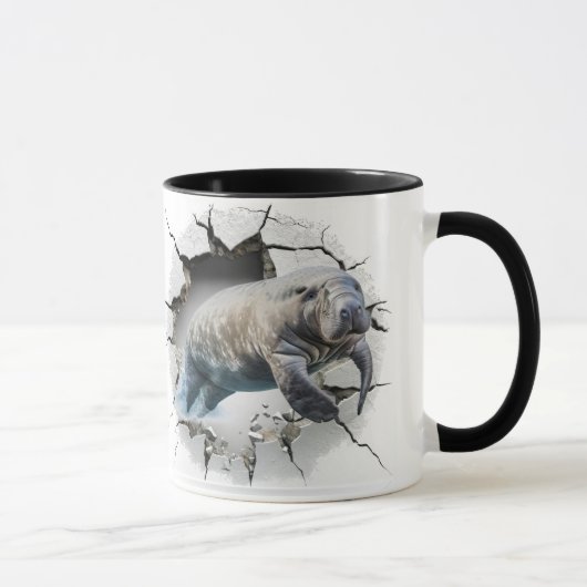 Mug Manate brisant le mur (Droite)