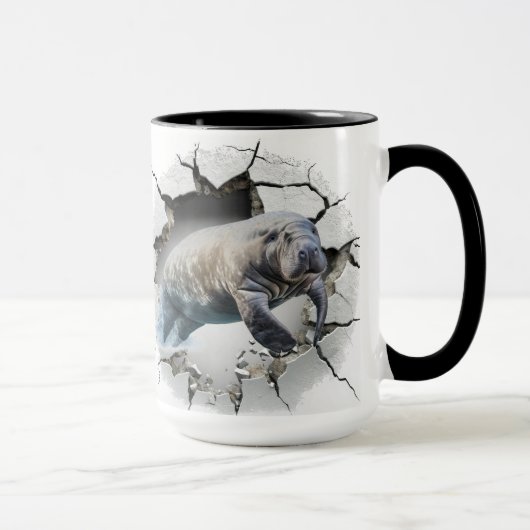 Mug Manate brisant le mur (Droite)