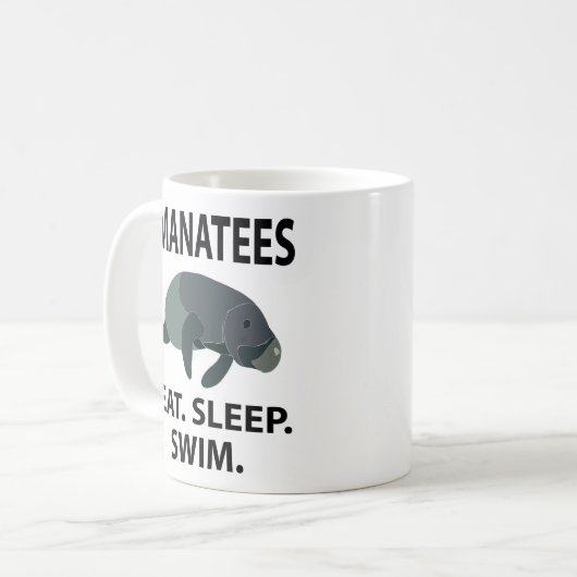 Mug Manatee Marine Wildlife (Devant gauche)