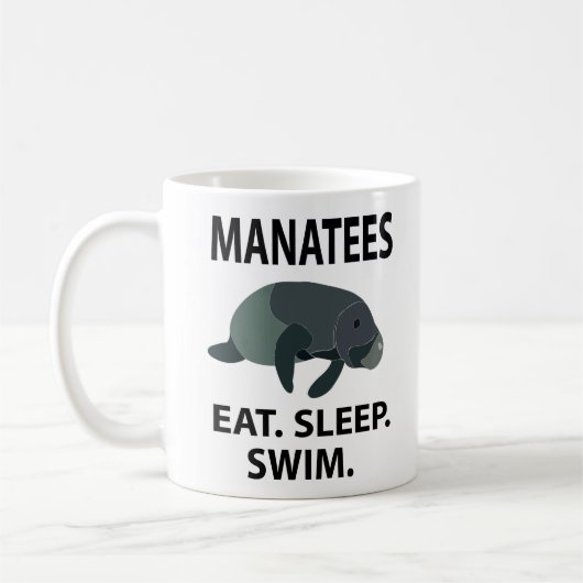 Mug Manatee Marine Wildlife (Gauche)