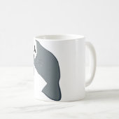 Mug Manatee Porter Effrayant Masque Halloween Drôle Va (Devant droit)