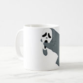 Mug Manatee Porter Effrayant Masque Halloween Drôle Va (Devant gauche)