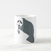 Mug Manatee Porter Effrayant Masque Halloween Drôle Va (Centre)