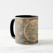 Mug Manche couverture en pierre orientale bronze de la (Devant gauche)
