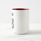 Mug Manche Rouge Mon Père Est Super Papa Coffee Cup (Centre)