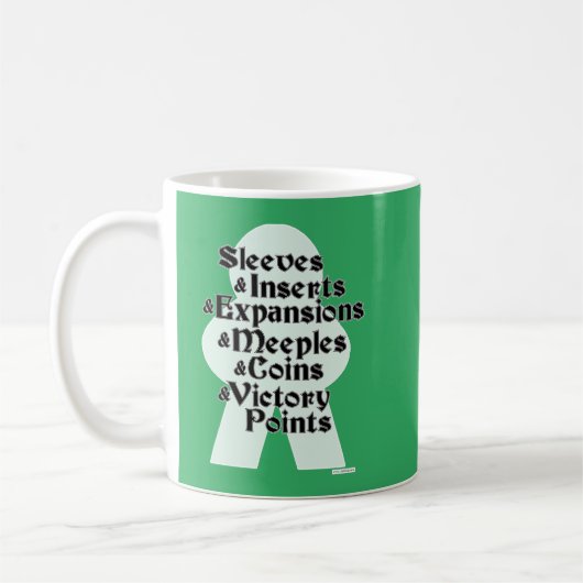 Mug Manches Et Extensions Meeples JeuxDeSociété Temps (Gauche)