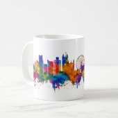 Mug Manchester England Skyline (Devant gauche)