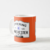 Mug Manchester entrant par la mer (Devant gauche)