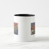 Mug Manchester, New Hampshire - Scènes de grandes lett (Centre)