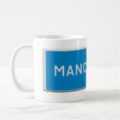Mug Manchester road sign (Gauche)