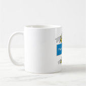 Mug Manchester road sign with bees.  (Gauche)