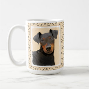 Mug Manchester Terrier Peinture Art animal original
