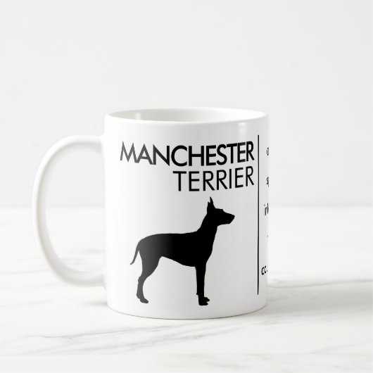 Mug Manchester Terrier, race de chien (Gauche)