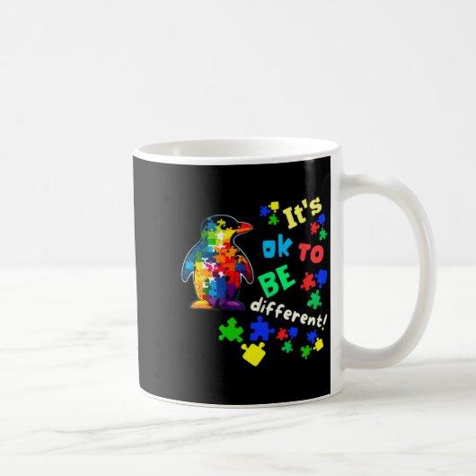 Mug Manchot Acceptation Sensibilisation à l'autisme C' (Droite)