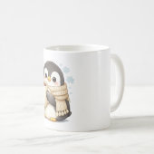 Mug Manchot café du matin (Devant droit)