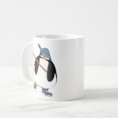 Mug Manchot de hockey (Devant gauche)