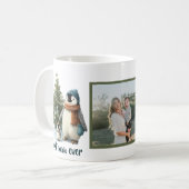Mug Manchot d'hiver personnalisé « Meilleure maman de  (Devant gauche)