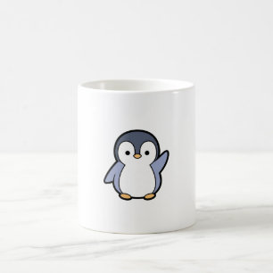 Mug Manchot joyeux – Illustration mignonne Kawaii