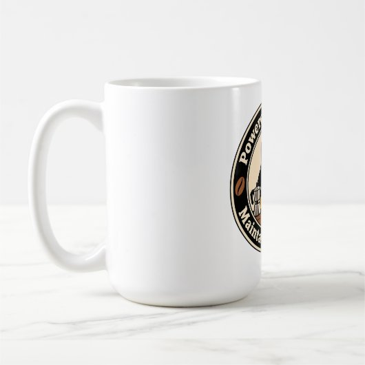 Mug Manchot Linux Tux et café (Gauche)