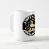 Mug Manchot Linux Tux Fanart - Maître Dojo (Devant gauche)