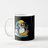 Mug Manchot mignon faisant du surf (Gauche)