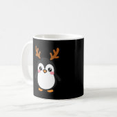 Mug Manchot Noël Renne (Devant gauche)