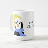 Mug Manchot surpris - Juste en train de se détendre (Devant gauche)