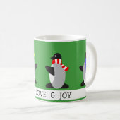 Mug Manchots de vacances (Devant droit)
