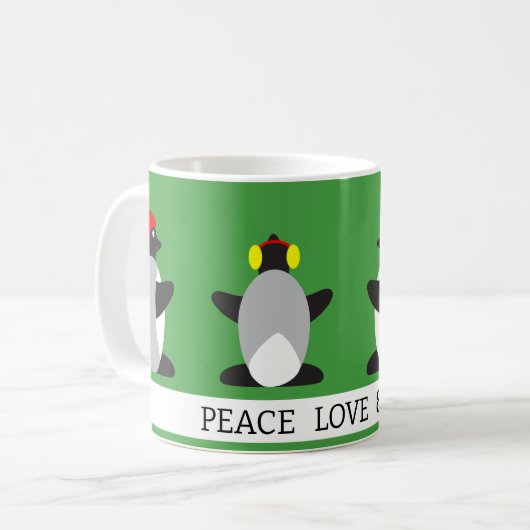 Mug Manchots de vacances (Devant gauche)