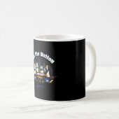Mug Manchots feu de camp rétro (Devant droit)