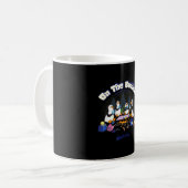 Mug Manchots feu de camp rétro (Devant gauche)
