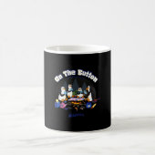 Mug Manchots feu de camp rétro (Centre)