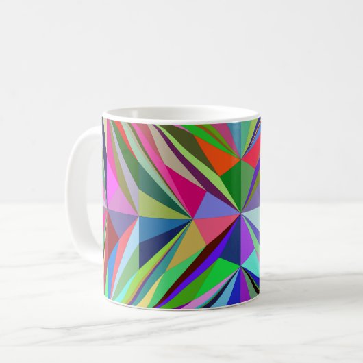 Mug Mandala Abstrait (Devant gauche)