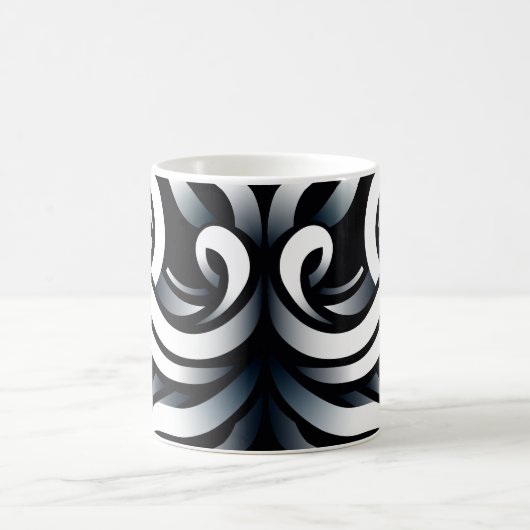 Mug Mandala abstrait géométrique sacré zen minimal (Centre)