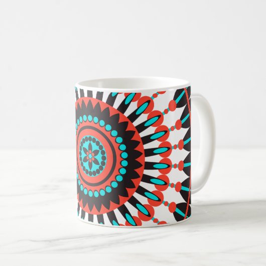 Mug Mandala amérindienne (Devant droit)