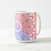 Mug Mandala Arc-en-Ciel (Devant droit)