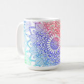 Mug Mandala Arc-en-Ciel (Devant gauche)