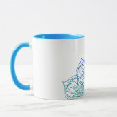 Mug Mandala bleu (Gauche)